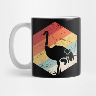 Retro Vintage Ostrich Icon Mug